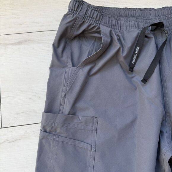 Carhartt Men’s Medium Liberty Force Athletic Cargo Scrub Pants Grey Drawstring - Picture 5 of 9